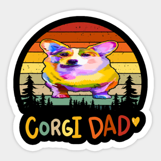 Corgi Dad  (13) Sticker